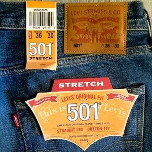 NEW Levi’s 501 jeans 36 X 30